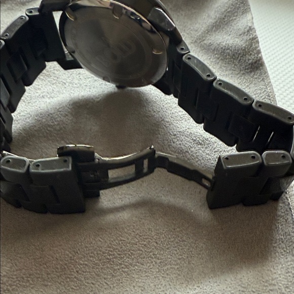 Movado Bold Black Watch with Gold Accents - Picture 7 of 7